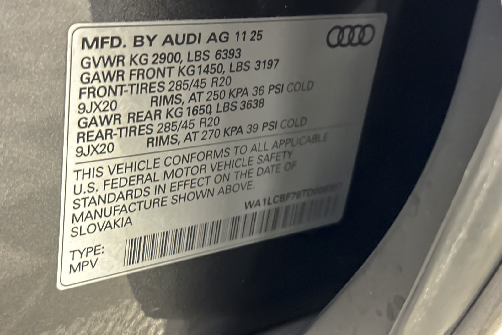 New 2026 Samurai Gray Metallic Audi Premium Plus 45 quattro image 23