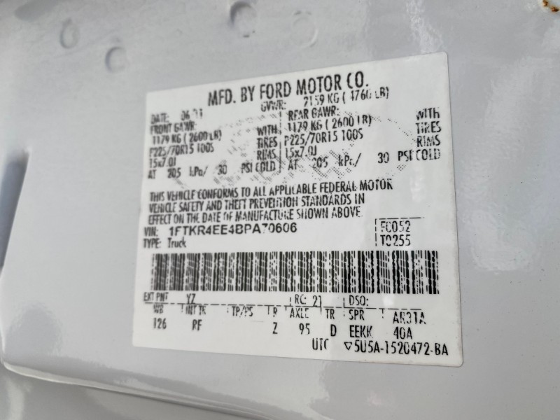 2011 Ford Ranger XLT LOW MILES 44,686 in ,