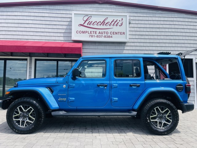 Hydro Blue Pearl 2024 Jeep Wrangler SUV / Crossover Four-Wheel Drive Automatic