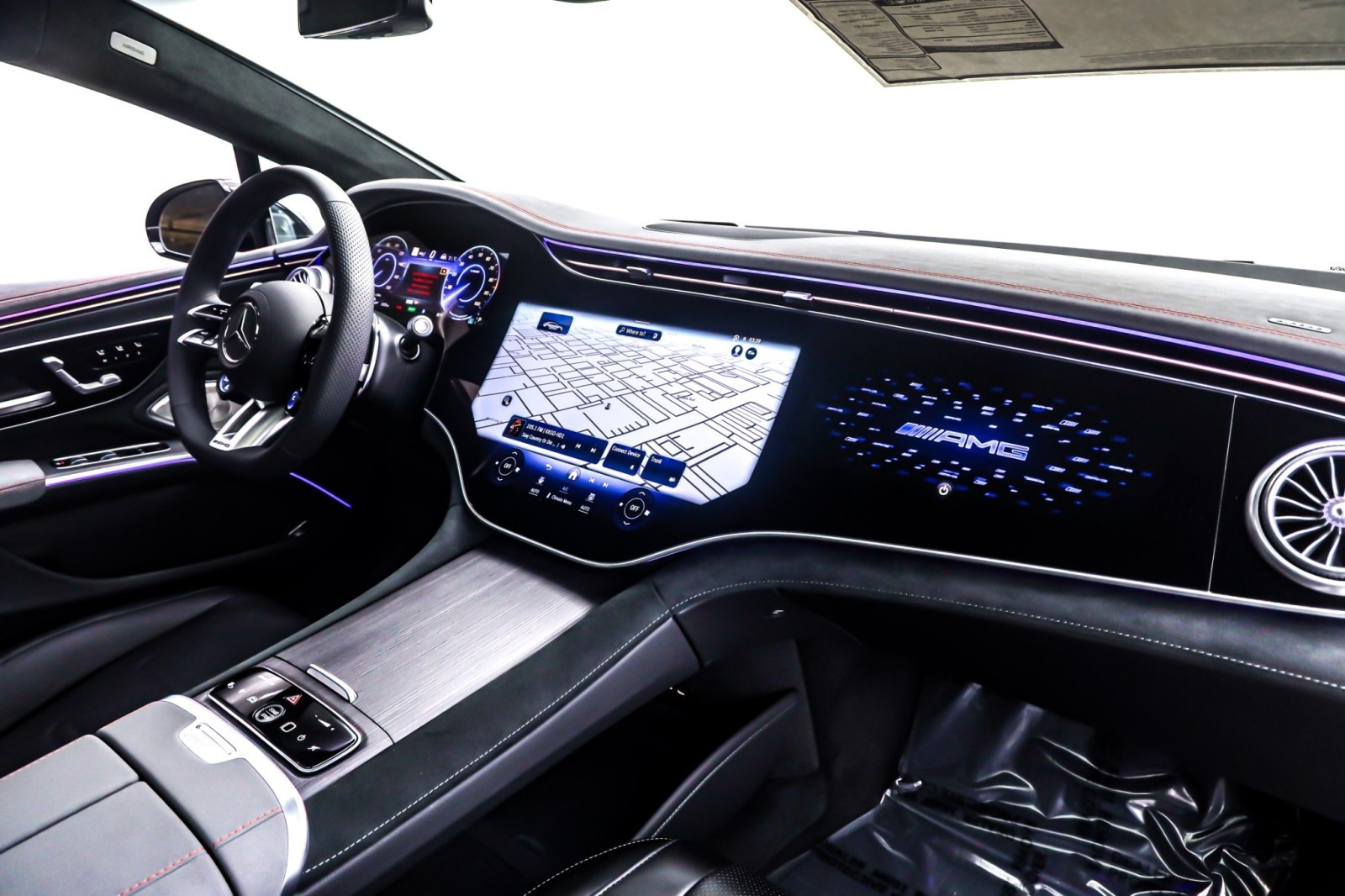 New 2025 Obsidian Black Metallic Mercedes-Benz AMG® EQS image 5