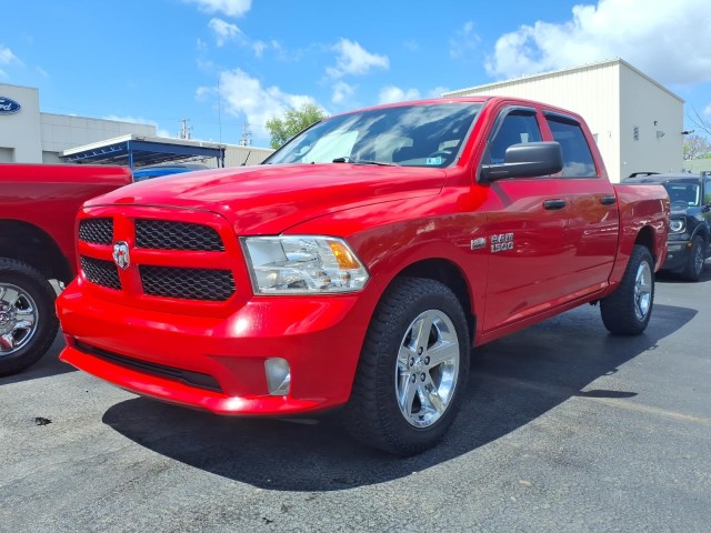 Red 2014 RAM 1500 Express Crew Cab 4WD Pickup Truck Four-Wheel Drive Automatic