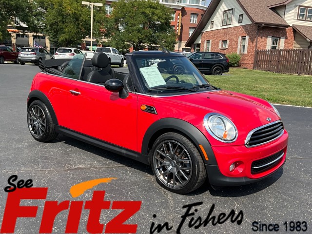 Chili Red 2014 MINI Cooper Convertible Front-Wheel Drive Manual