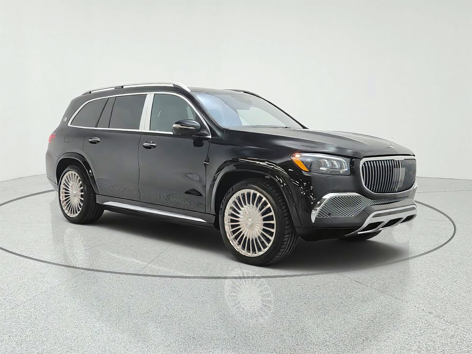Certified Used 2021 Obsidian Black Metallic Mercedes-Benz Maybach GLS 600 4MATIC® SUV image 3