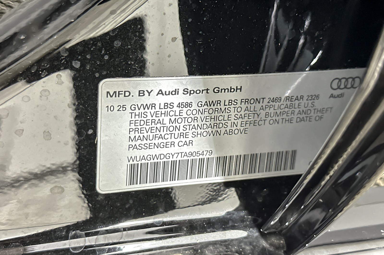 New 2026 Mythos Black Metallic Audi quattro image 23