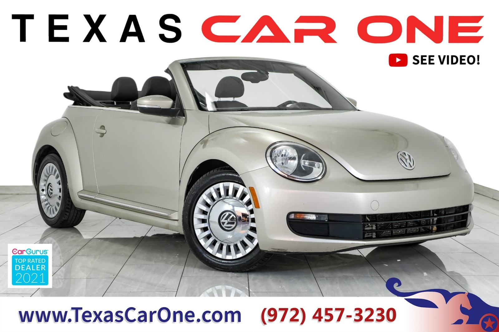 2016 Volkswagen Beetle Convertible 1.8T S AUTOMATIC LEATHERETTE HEATED SEATS BLUETOOT 1