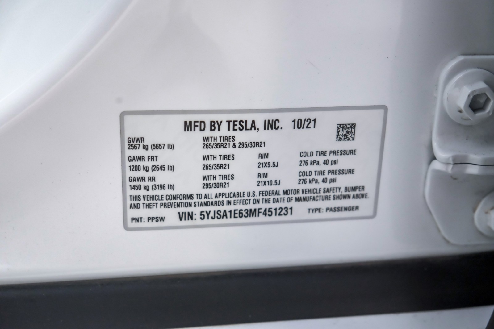 2021 Tesla Model S Plaid AWD FullSelfDriving CarbonFiberPkg ArachnidAlloys 61