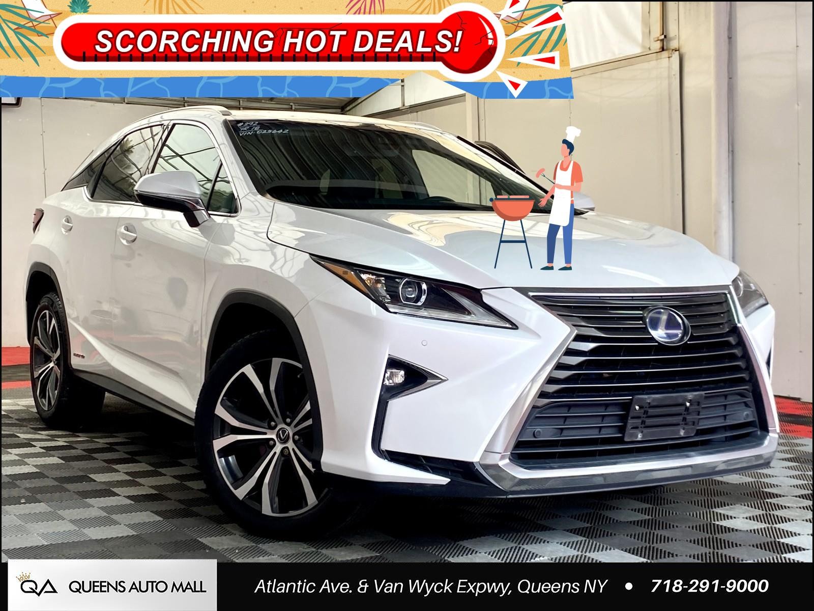 Eminent White Pearl 2018 Lexus RX Hybrid SUV / Crossover All-Wheel Drive Automatic