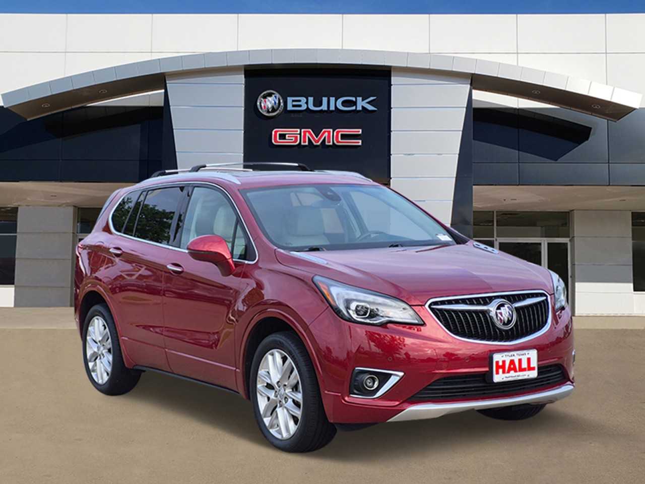 Red 2020 Buick Envision Premium AWD SUV / Crossover All-Wheel Drive Automatic