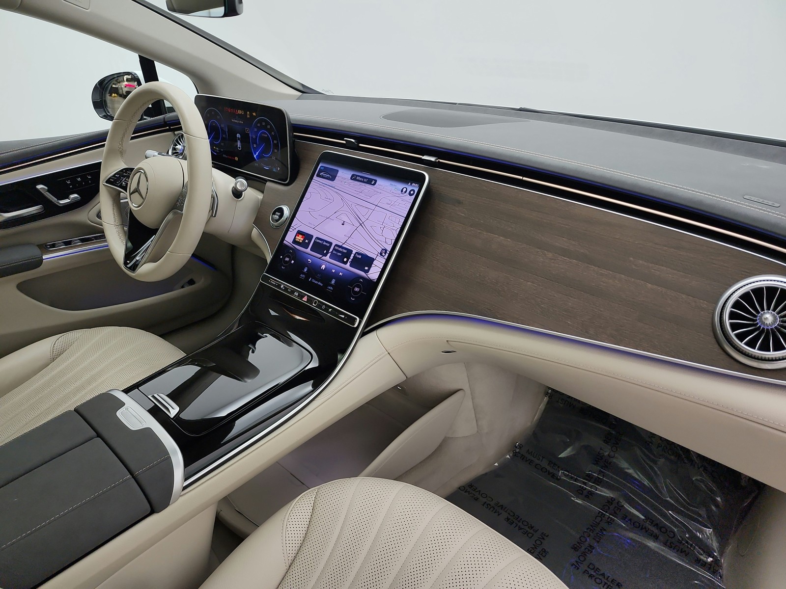 Used 2022 Polar White Mercedes-Benz EQS 450+ Sedan image 39