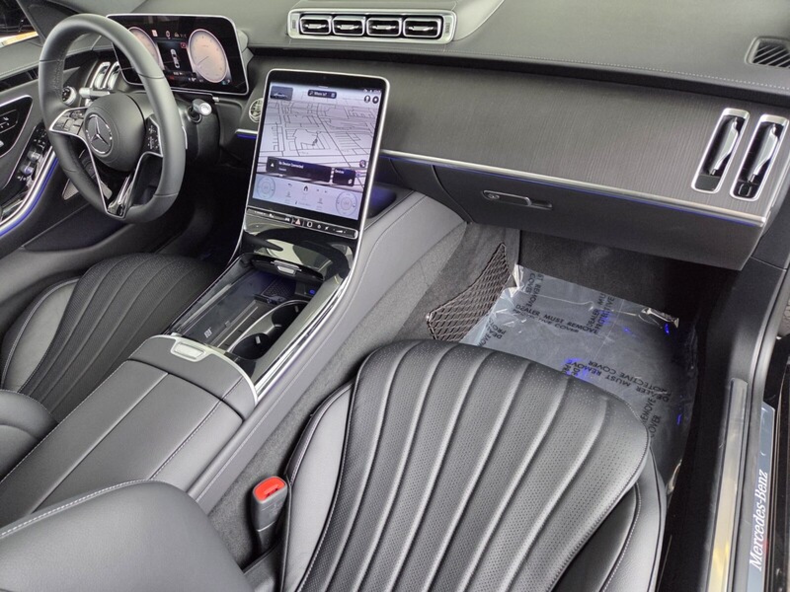 New 2025 Black Mercedes-Benz S 500 4MATIC® Sedan image 19
