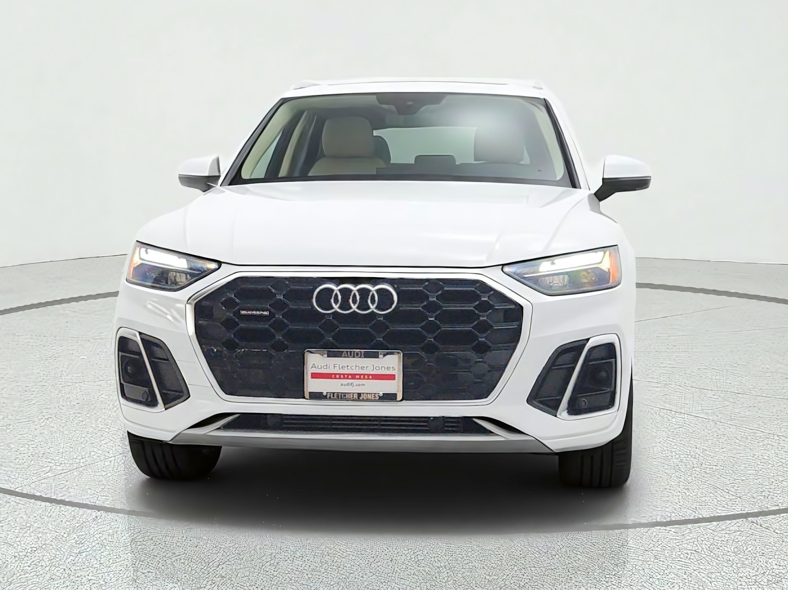 Used 2023 Glacier White Metallic Audi S line Premium image 2
