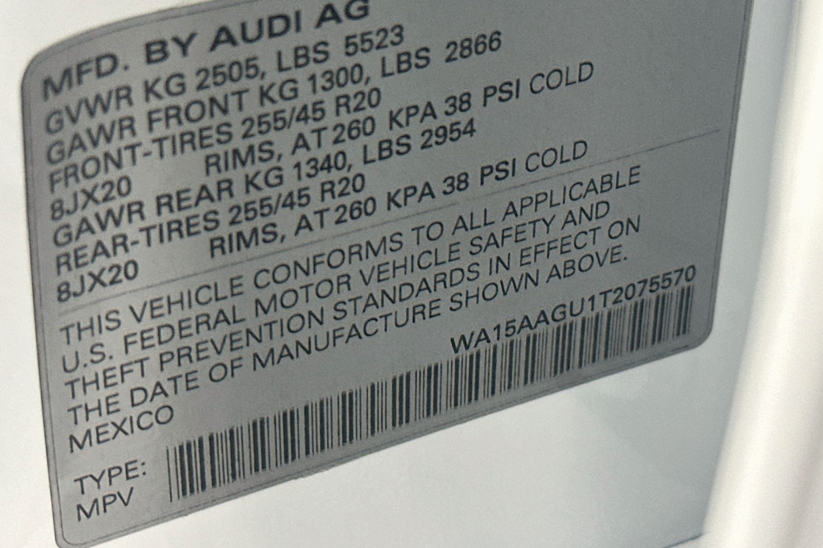 New 2026 Arkona White Audi Premium Plus image 17