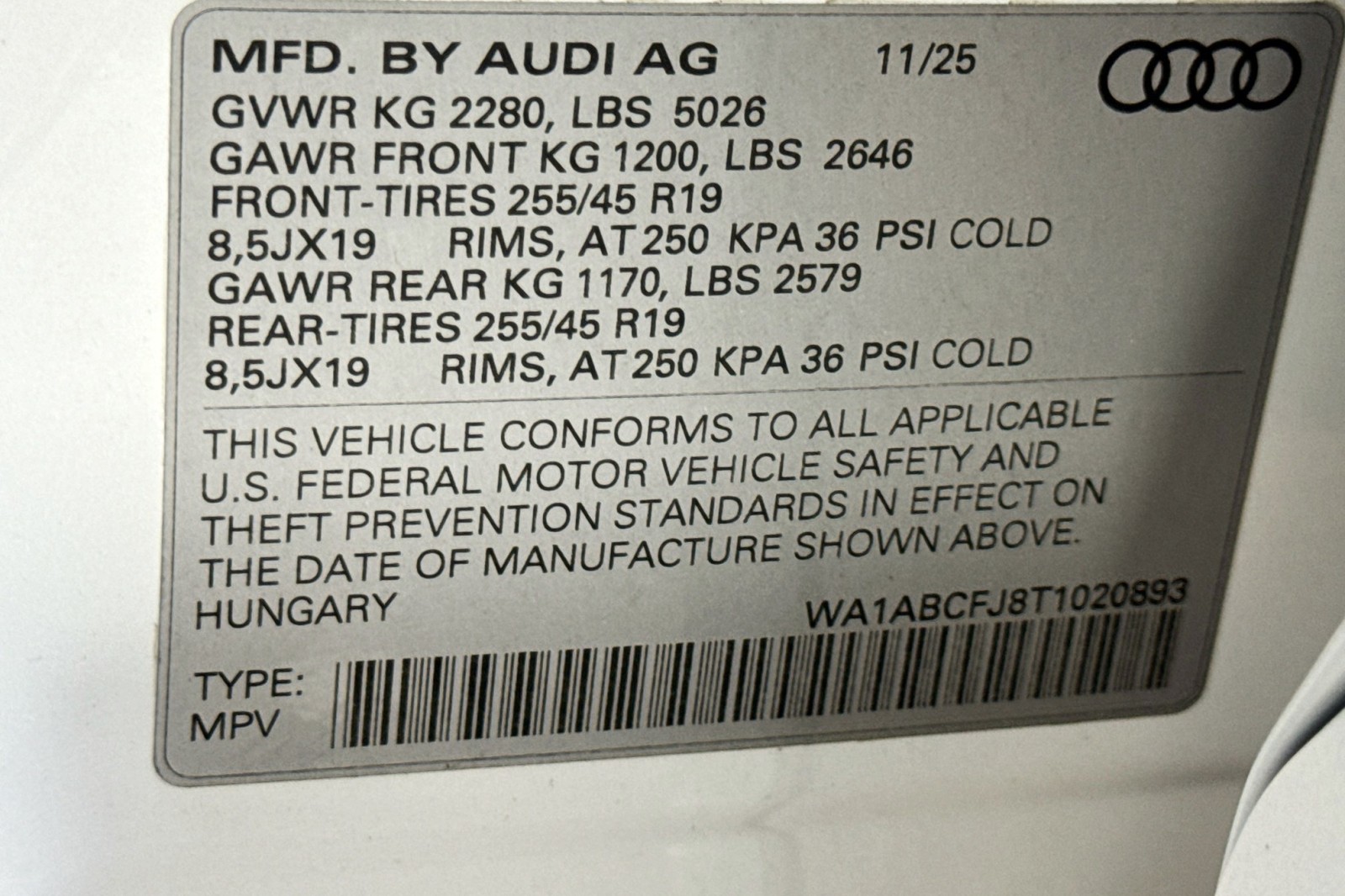 New 2026 Glacier White Metallic Audi S line image 30