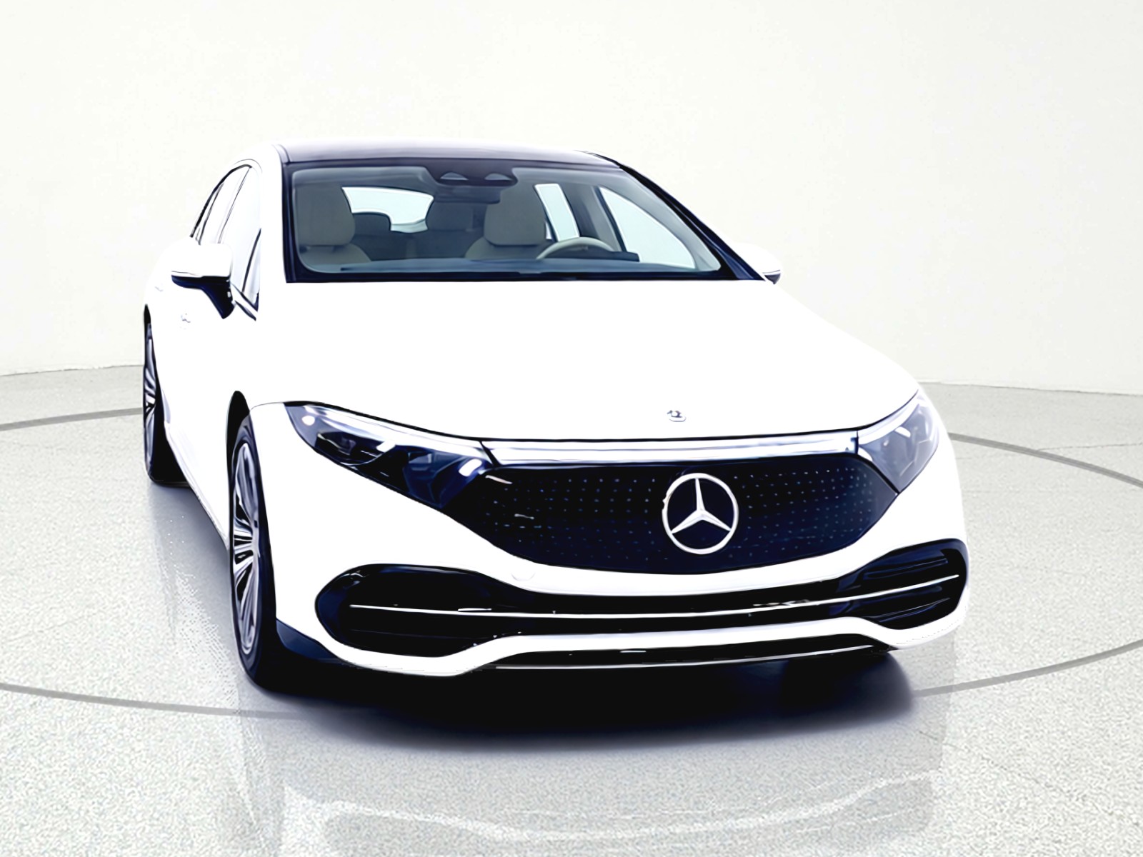 Used 2022 Polar White Mercedes-Benz EQS 450+ Sedan image 5
