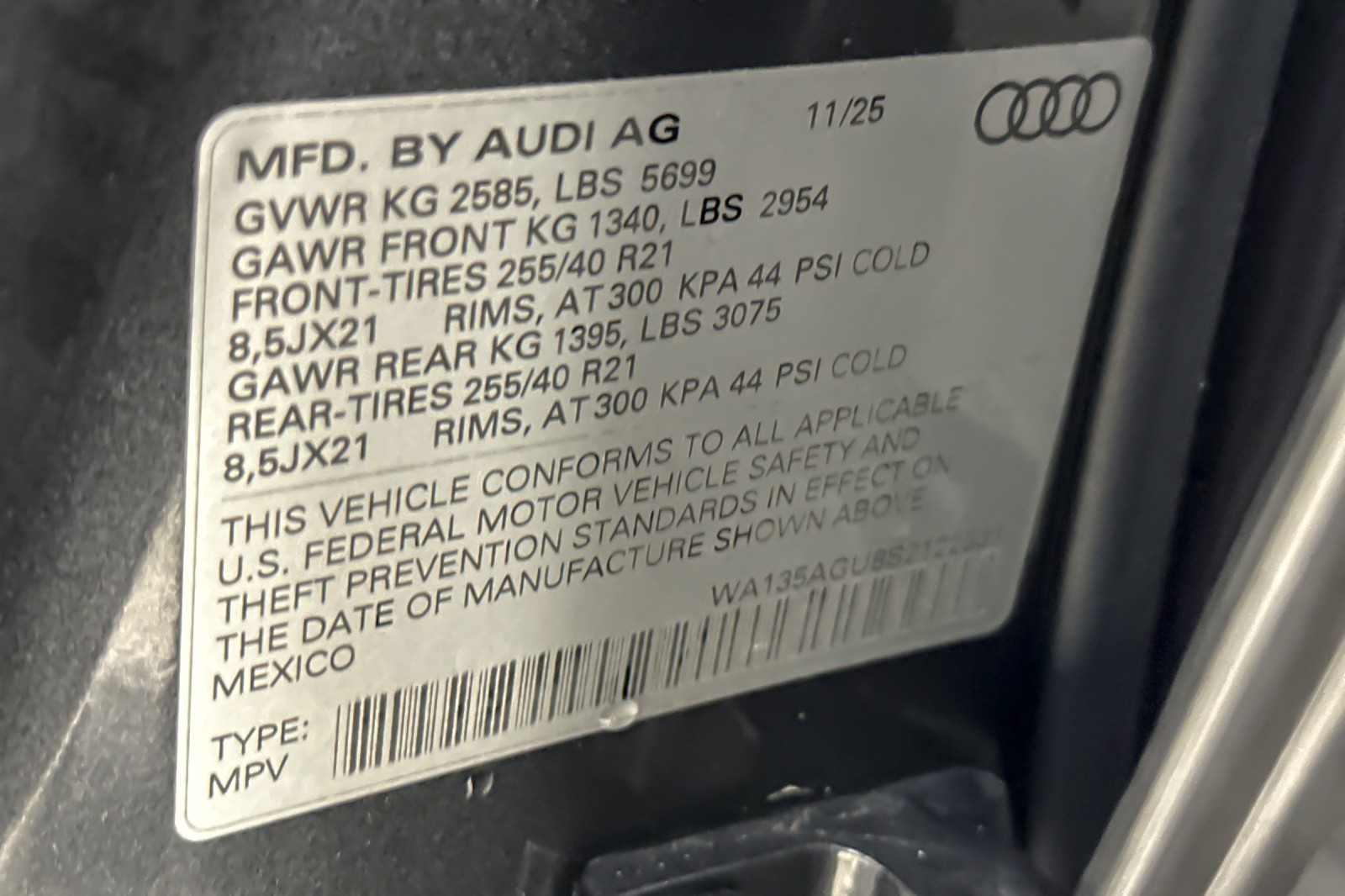 New 2025 Daytona Gray Pearl Effect Audi Prestige 3.0 TFSI quattro image 24