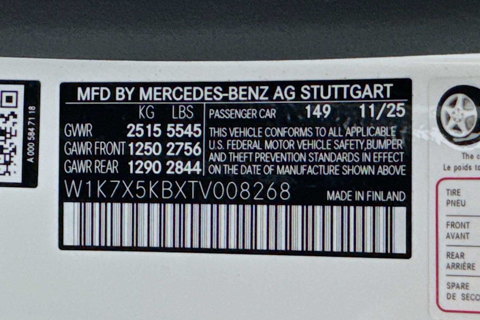 New 2026 Polar White Mercedes-Benz AMG® GT 43 4-Door Coupe image 24