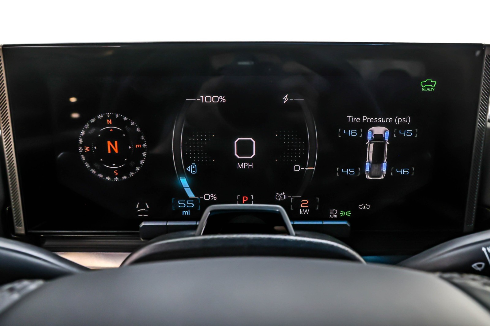 Used 2024 Neptune Blue Matte GMC e4WD Crew Cab 3X image 19