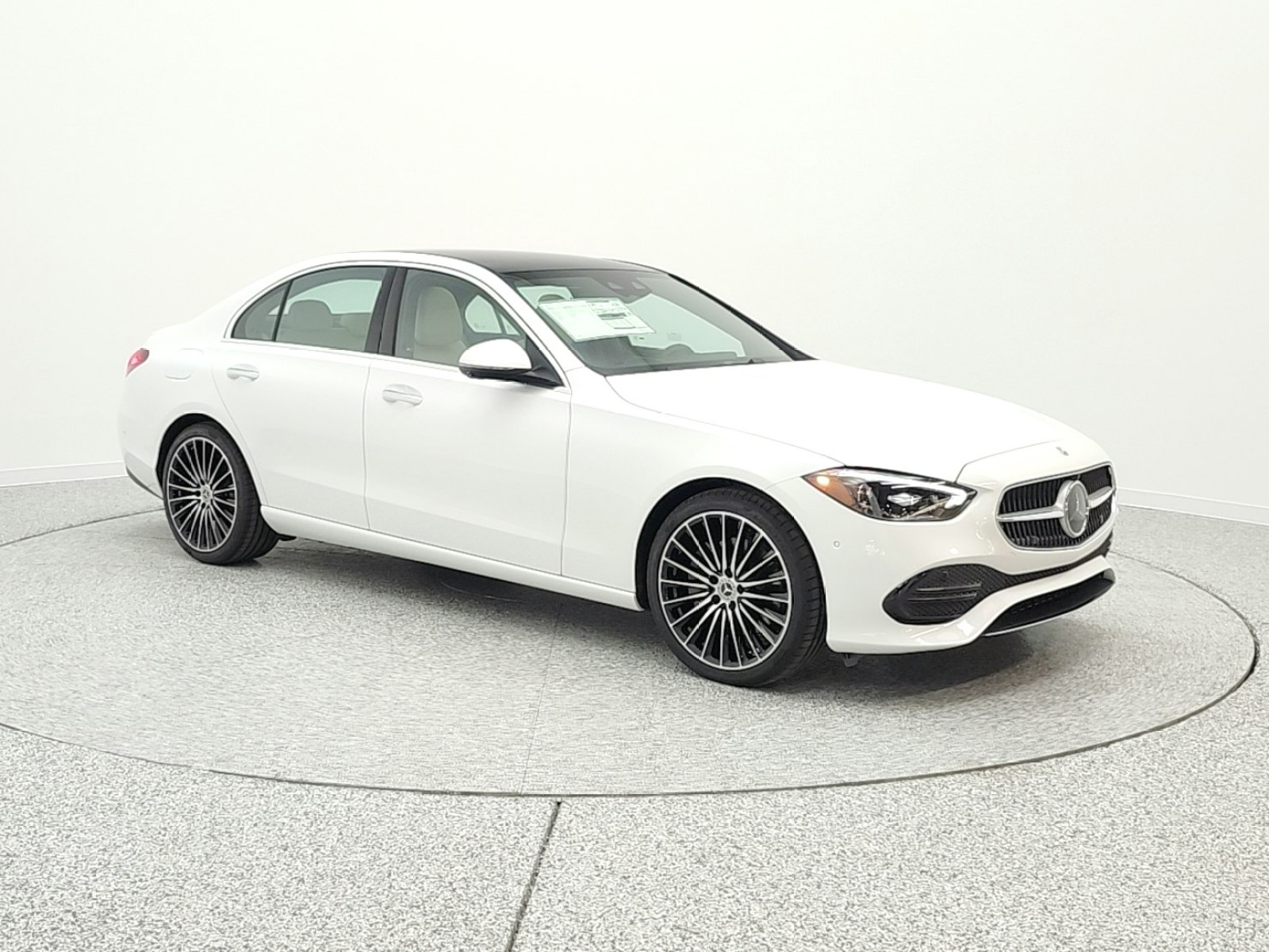 New 2026 MANUFAKTUR Moonlight White Metallic Mercedes-Benz C 300 image 3