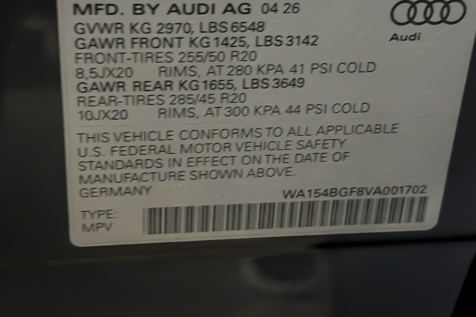 New 2027 Magnet Gray Audi Premium Plus quattro image 28