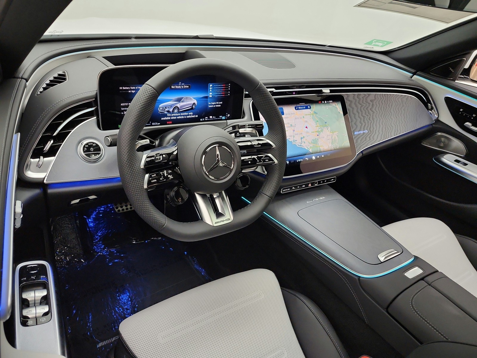 New 2027 MANUFAKTUR Moonlight White Magno Mercedes-Benz AMG® E 53 Hybrid Sedan image 9