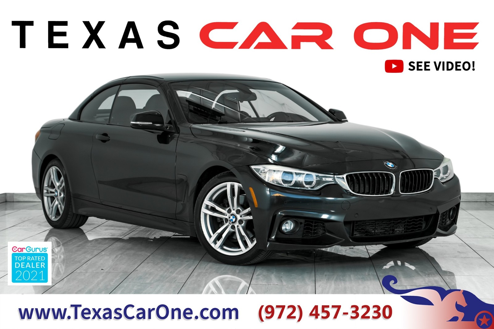 2014 BMW 428i Convertible M SPORT DRIVER ASSIST PKG LEATHER SEATS REAR CAMER 1