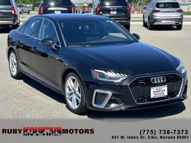 Mythos Black Metallic 2023 Audi A4 Sedan All-Wheel Drive Automatic