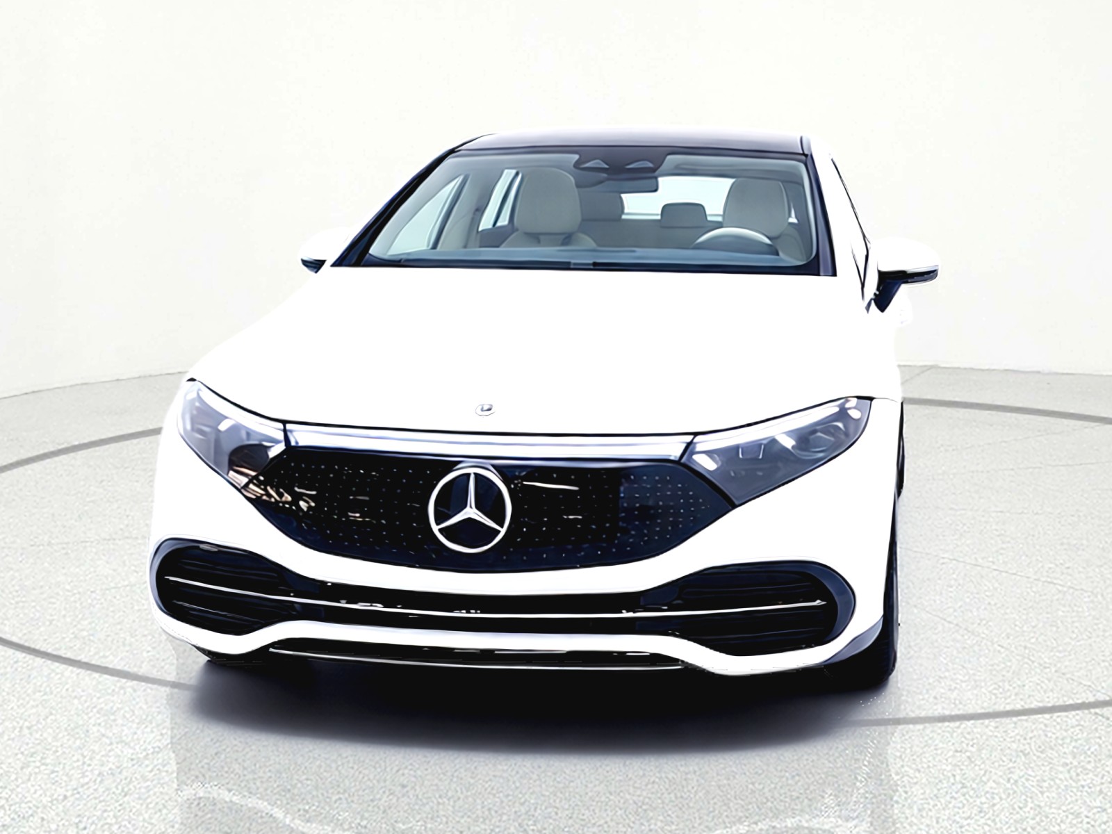 Used 2022 Polar White Mercedes-Benz EQS 450+ Sedan image 3
