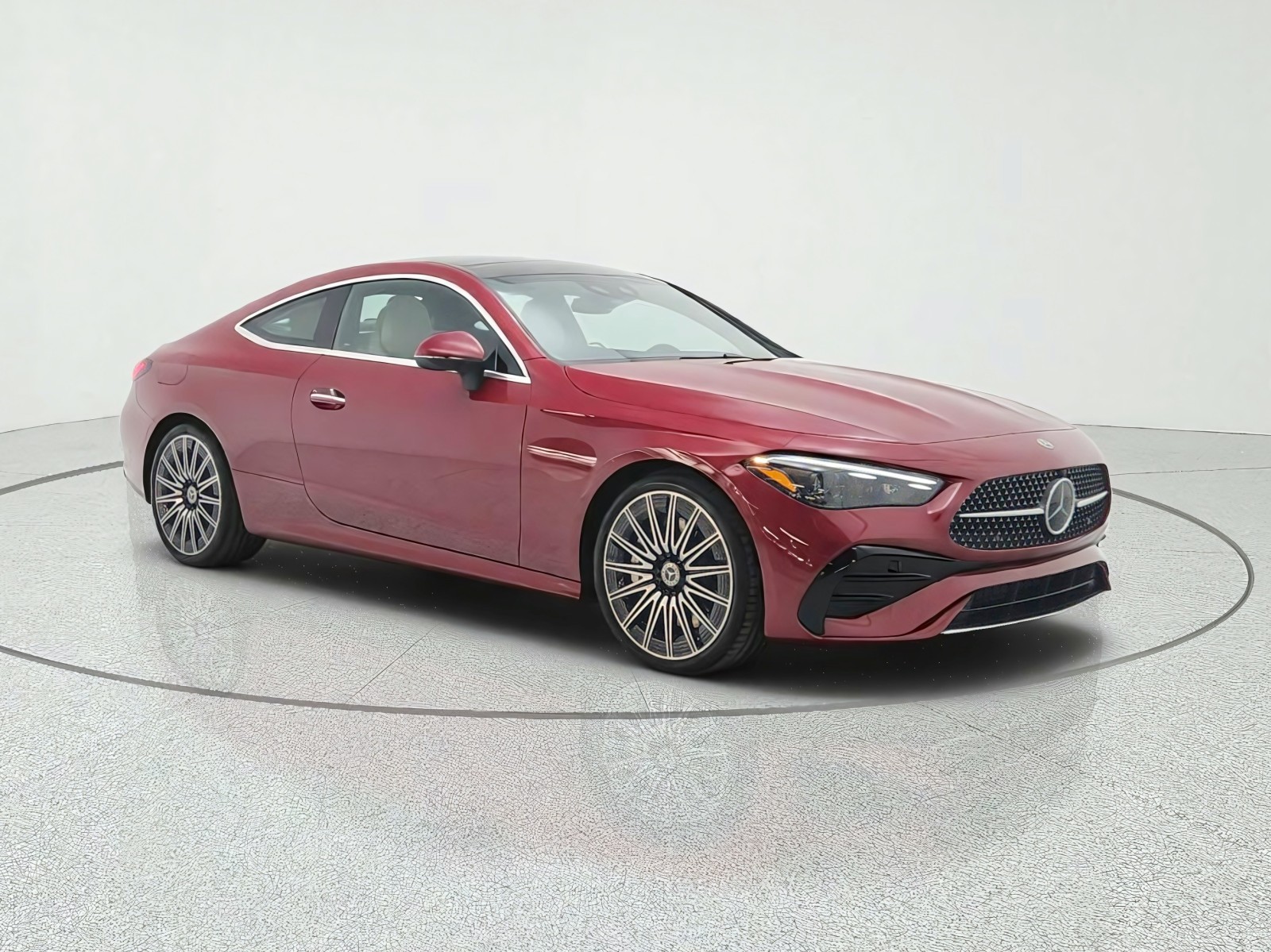 New 2027 MANUFAKTUR Patagonia Red Metallic Mercedes-Benz CLE 450 4MATIC® Coupe image 3
