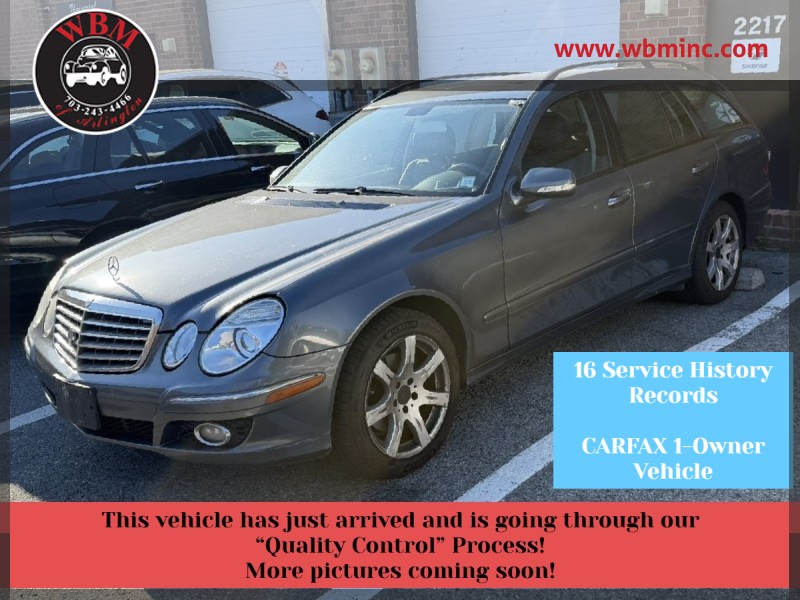 Gray (Flint Grey Metallic) 2008 Mercedes-Benz E-Class E 350 4MATIC Wagon Wagon All-Wheel Drive Automatic