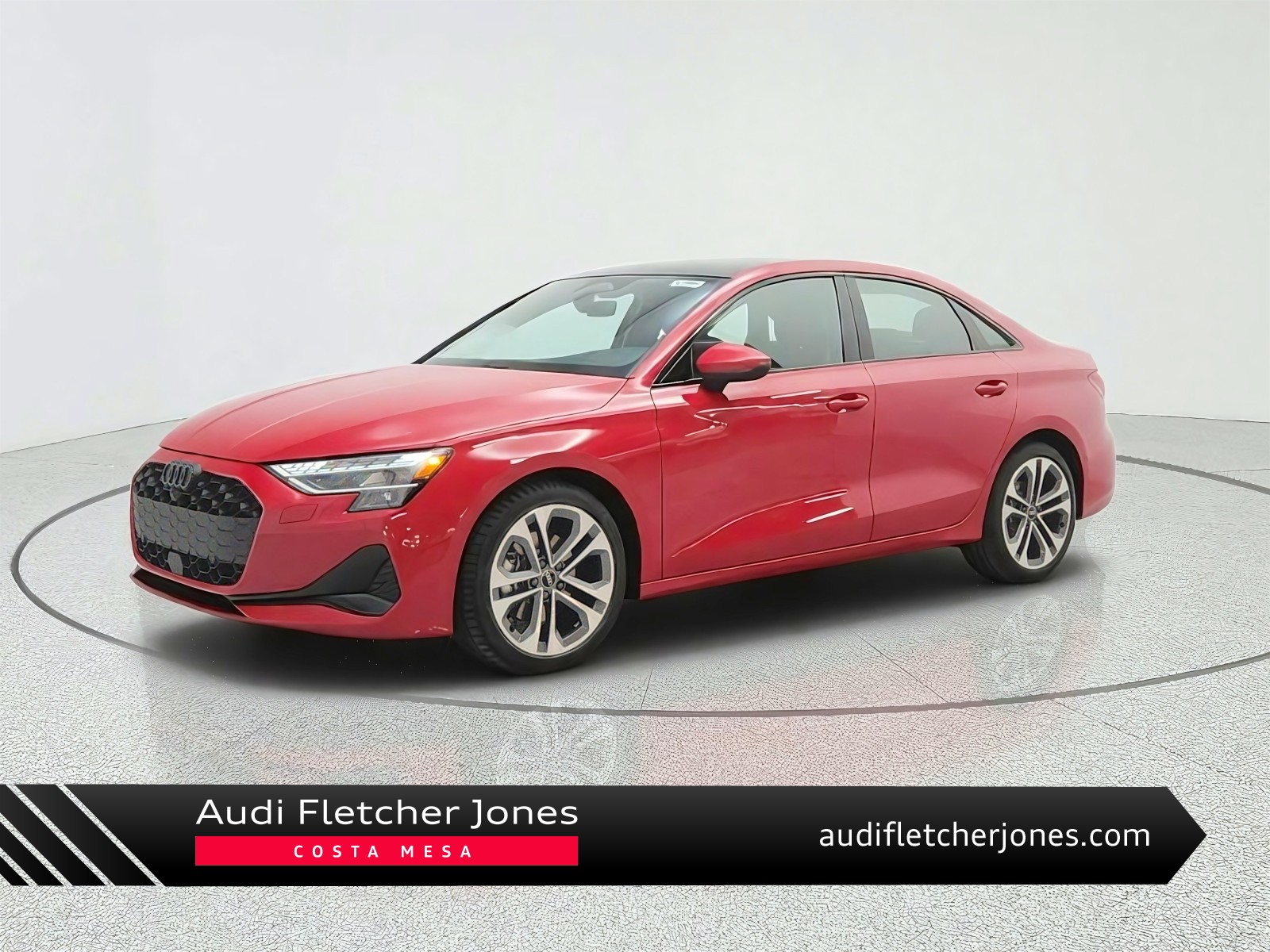 Progressive Red Metallic 2026 Audi A3 Sedan All-Wheel Drive Automatic