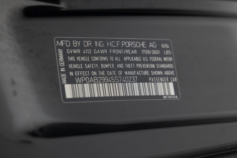 2005 Porsche 911 Carrera S Launch Edition in , 