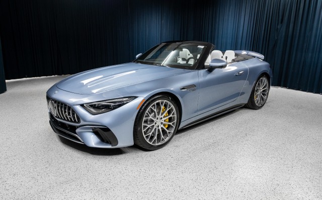 MANUFAKTUR Cote d Azur Light Blue 2026 Mercedes-Benz SL-Class Convertible All-Wheel Drive Automatic