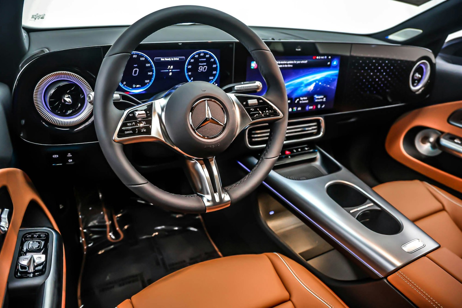 New 2027 Sky Blue Metallic Mercedes-Benz CLA 350 Electric 4MATIC® image 15