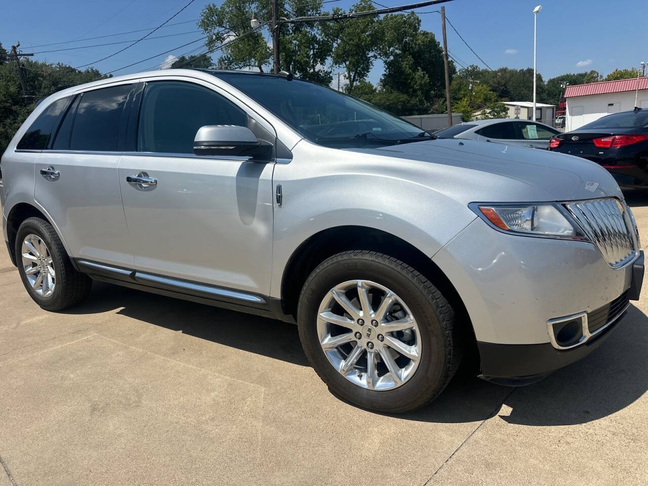 Silver 2013 Lincoln MKX SUV / Crossover Front-Wheel Drive Automatic
