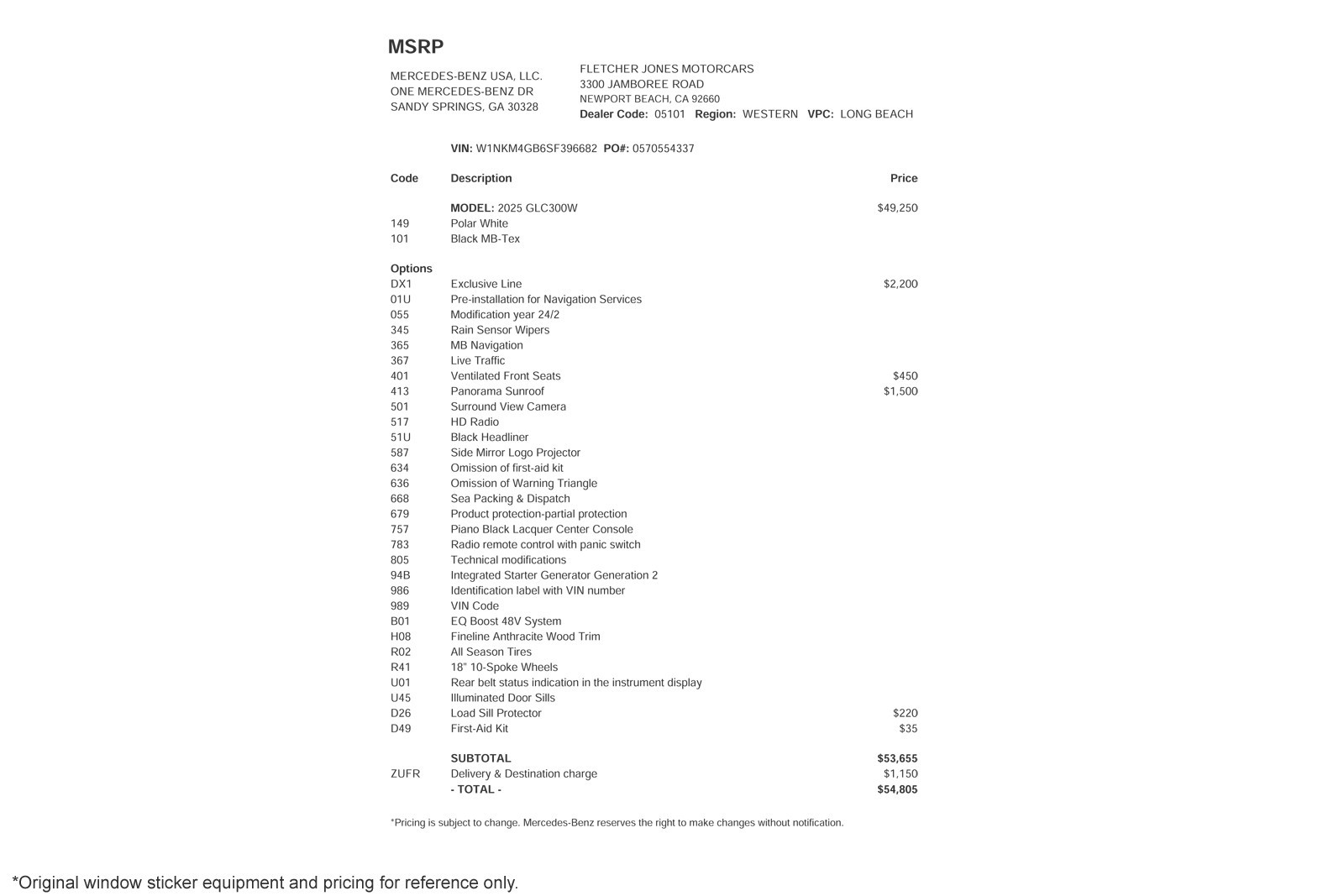 Certified Used 2025 Polar White Mercedes-Benz GLC 300 SUV image 2