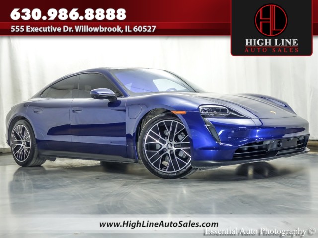 Neptune Blue 2022 Porsche Taycan Sedan RWD Sedan Rear-Wheel Drive Automatic