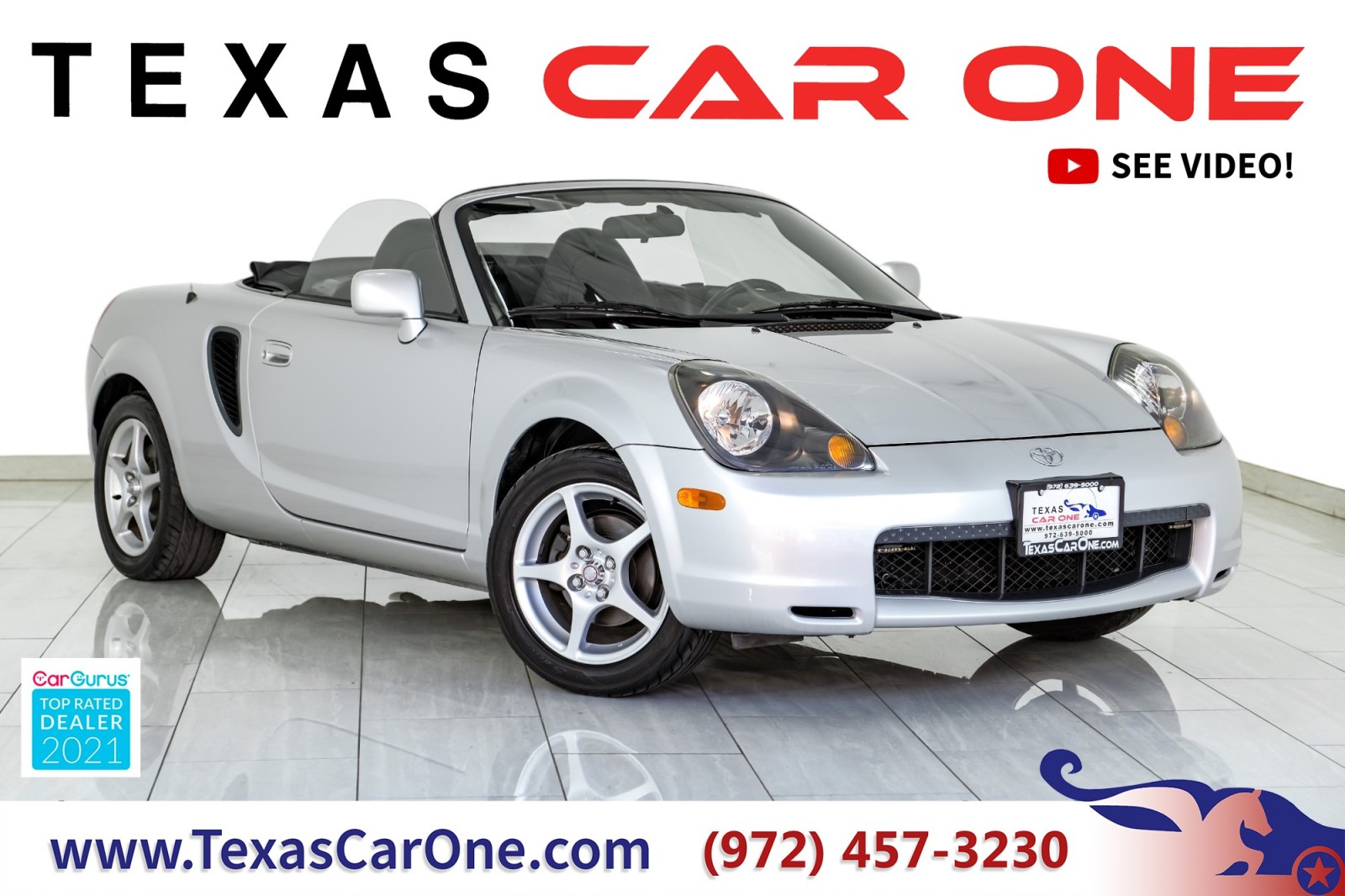 2000 Toyota MR2 Spyder LEATHER SEATS CRUISE CONTROL REMOTE KEYLESS ETNRY  1