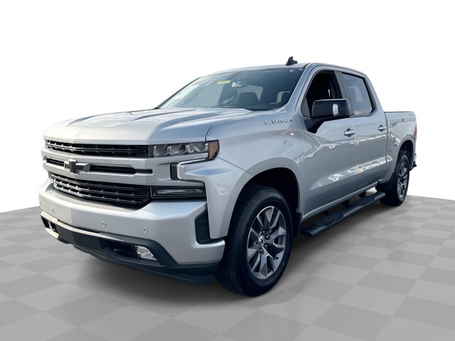Silver 2021 Chevrolet Silverado 1500 RST Crew Cab 4WD Pickup Truck Four-Wheel Drive Automatic