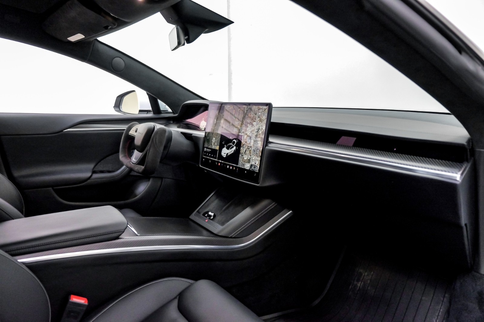 2021 Tesla Model S Plaid AWD FullSelfDriving CarbonFiberPkg ArachnidA 16