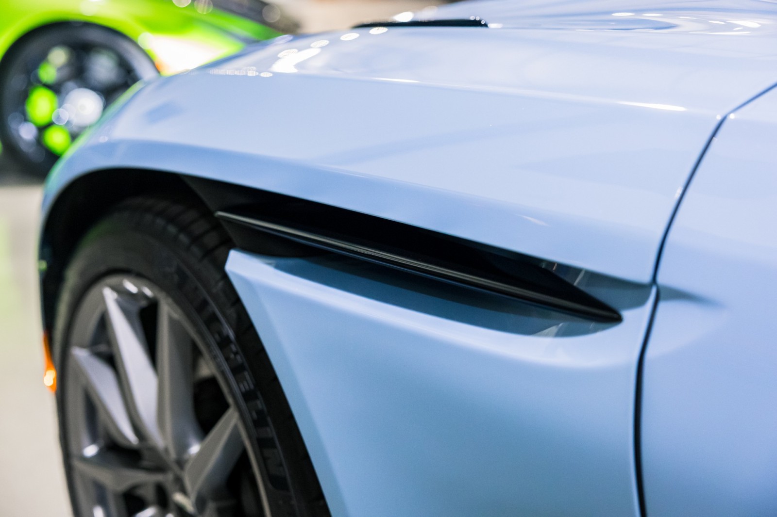 Used Car 2017 Aston Martin Db11  - Frosted Glass Blue Paint - Exterior Black Pack - Premium Audio For Sale Under $110,000 In Boerne, Texas