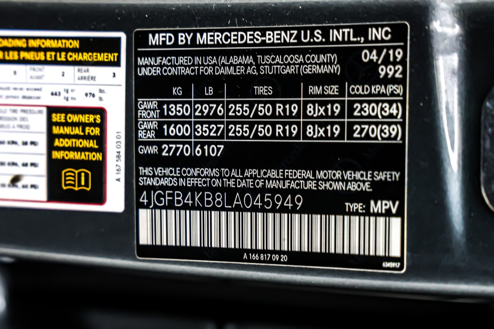 Used 2020 Selenite Grey Metallic Mercedes-Benz GLE 350 4MATIC® SUV image 25