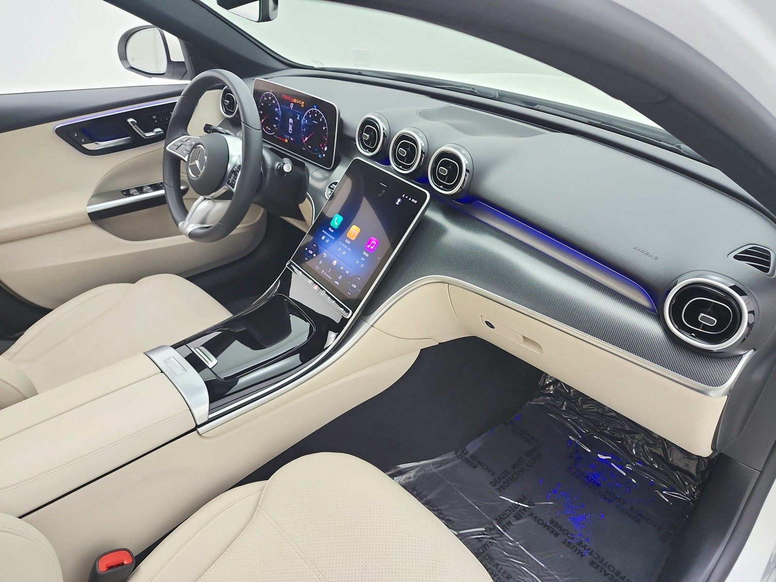 Certified Used 2025 Polar White Mercedes-Benz C 300 Sedan image 24