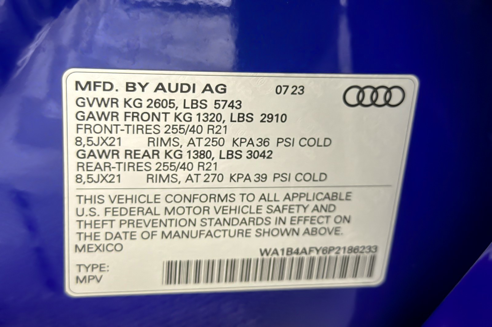 Used 2023 Ultra Blue Metallic Audi Premium Plus 3.0 TFSI quattro image 27