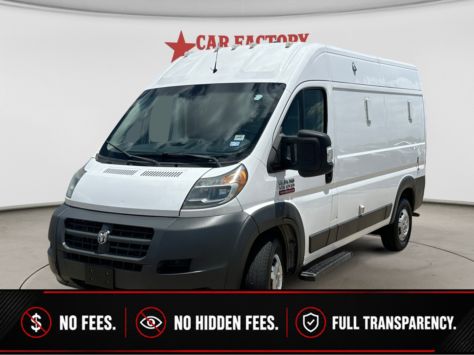 White 2017 RAM ProMaster Van Front-Wheel Drive Automatic