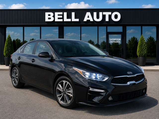 Aurora Black 2021 Kia Forte Sedan Front-Wheel Drive Automatic