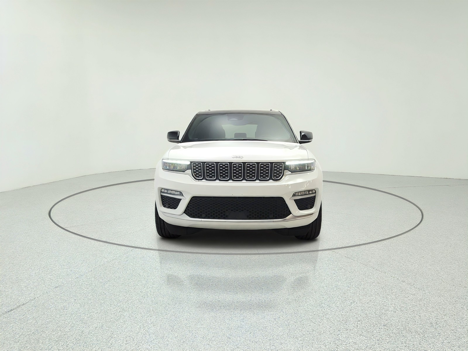 Used 2023 Bright White Clearcoat Jeep Summit image 2