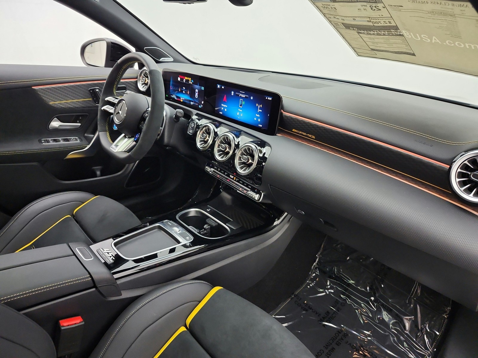 New 2026 MANUFAKTUR Mountain Grey Magno Mercedes-Benz AMG® CLA 45 4MATIC Coupe image 22