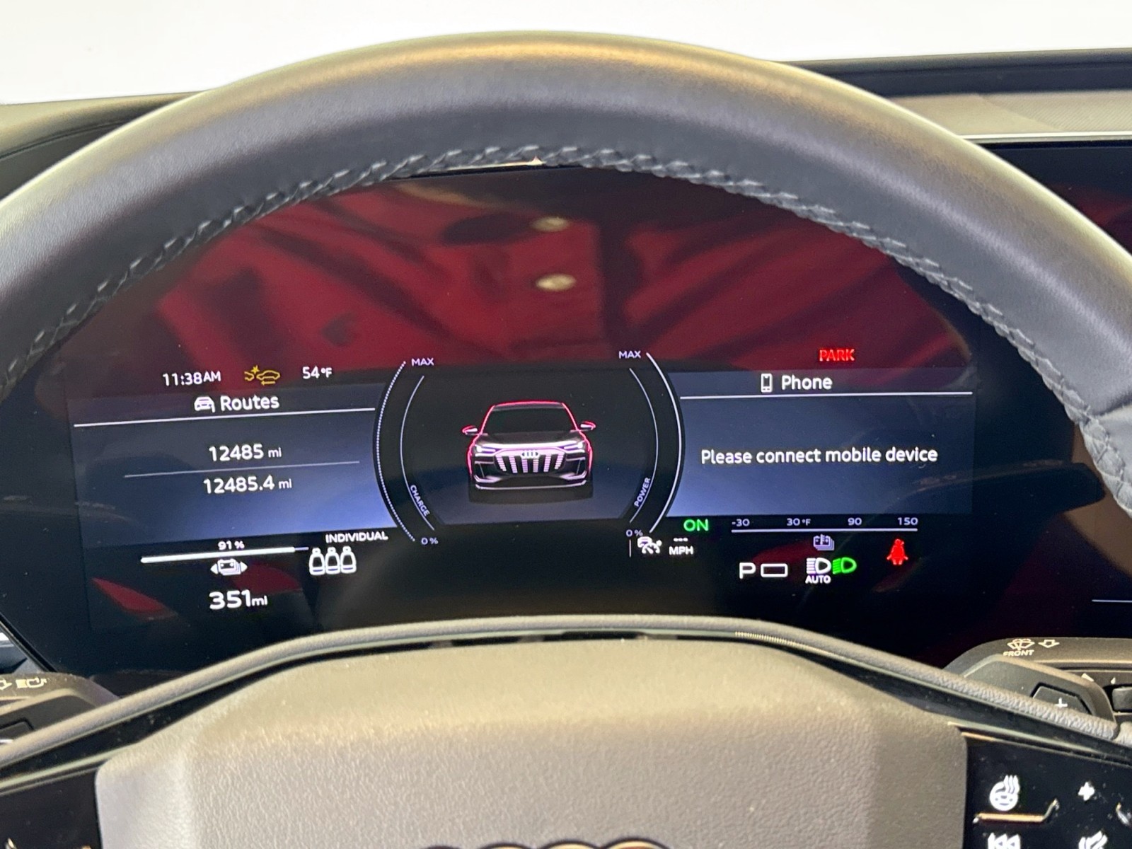 Used 2025 Glacier White Metallic Audi Premium image 10