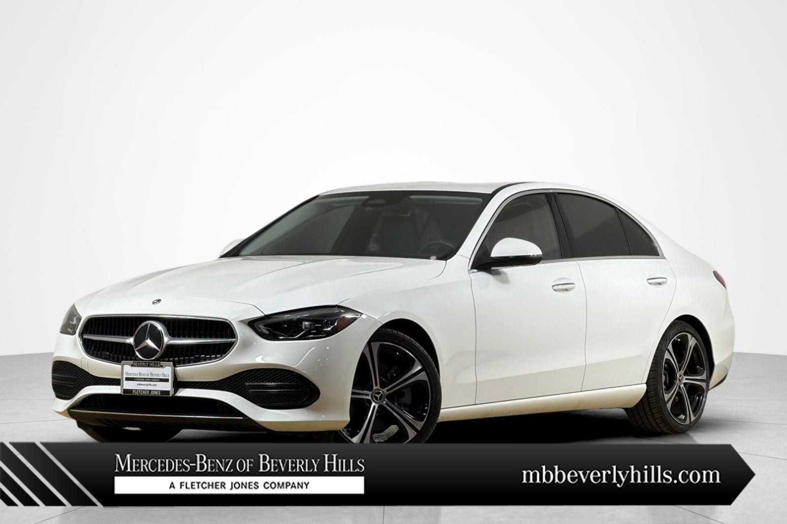 Polar White 2022 Mercedes-Benz C-Class Sedan Rear-Wheel Drive Automatic