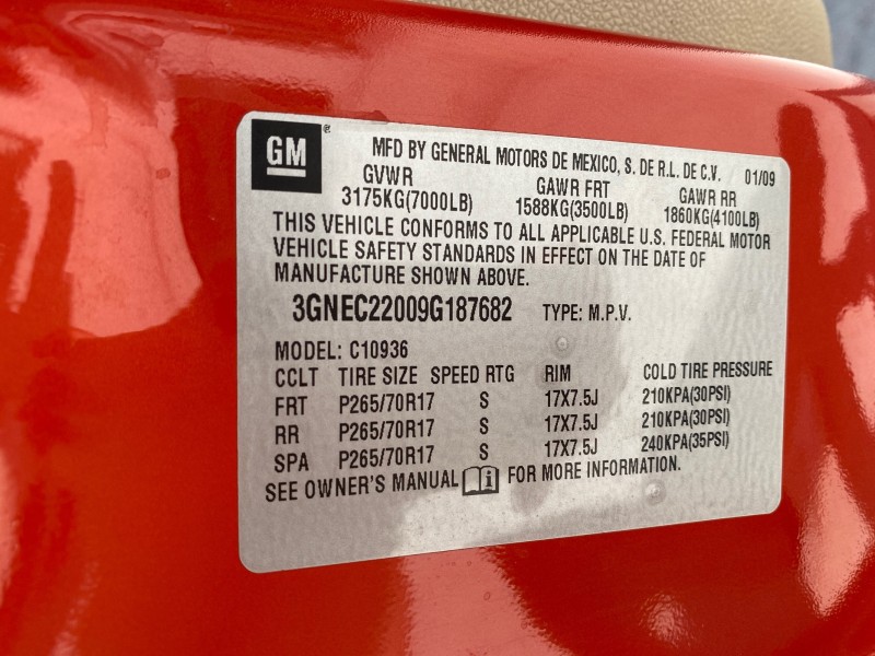 2009 Chevrolet Avalanche LT PU LOW MILES 58,696 in ,